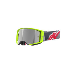 Alpinestars Goggle Supertech CORP Gul Fluo/Röd/Spegel Silver Alpinestars Goggle Supertech CORP Gul Fluo/Röd/Spegel Silver