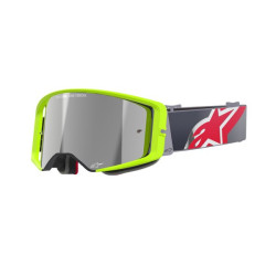 Alpinestars Goggle Supertech CORP Gul Fluo/Röd/Spegel Silver