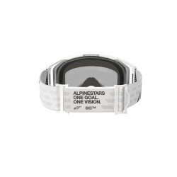 Alpinestars Goggle Vision 8 CORP Vit/Spegel Silver Alpinestars Goggle Vision 8 CORP Vit/Spegel Silver