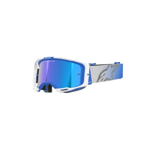 Alpinestars Goggle Vision 8 CORP Blå/Vit Spegel/Blå Alpinestars Goggle Vision 8 CORP Blå/Vit Spegel/Blå