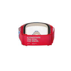 Alpinestars Goggle Vision 5 CORP Röd/Vit/Blå/Klart Alpinestars Goggle Vision 5 CORP Röd/Vit/Blå/Klart