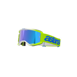 Alpinestars Goggle Vision 5 BLAZE Fluo Gul/Blå Spegel/Blå Alpinestars Goggle Vision 5 BLAZE Fluo Gul/Blå Spegel/Blå