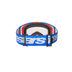 Alpinestars Goggle Vision 8 WORDMARK Dubbelglas Blå/Orange/Klart Alpinestars Goggle Vision 8 WORDMARK Dubbelglas Blå/Orange/Klart