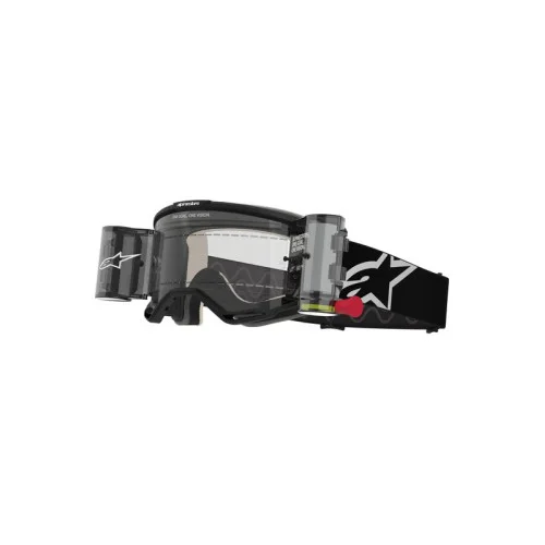 Alpinestars Goggle Vision 5 CORP Svart/Klart ROLL-OFF Alpinestars Goggle Vision 5 CORP Svart/Klart ROLL-OFF