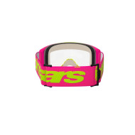 Alpinestars Goggle Vision 5 WORDMARK Rosa/Fluo Gul/Klart Alpinestars Goggle Vision 5 WORDMARK Rosa/Fluo Gul/Klart