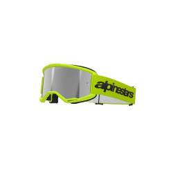 Alpinestars Goggle Vision 3 WORDMARK Gul Fluo/Spegel Silver Alpinestars Goggle Vision 3 WORDMARK Gul Fluo/Spegel Silver