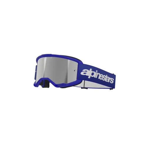 Alpinestars Goggle Vision 3 WORDMARK Blå/Spegel Silver Alpinestars Goggle Vision 3 WORDMARK Blå/Spegel Silver