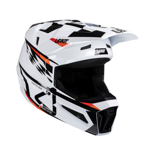 Leatt Hjälm Kit Moto 3.5 Junior L 53-54cm V25 Vit Leatt Hjälm Kit Moto 3.5 Junior L 53-54cm V25 Vit