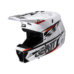 Leatt Hjälm Kit Moto 3.5 Junior M 51-52cm V25 Vit Leatt Hjälm Kit Moto 3.5 Junior M 51-52cm V25 Vit