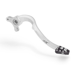 S3 Bak Bromspedal Alu, KTM 250/300/350/450 SX/EXC 23/24-, Silver