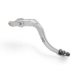 S3 Bak Bromspedal Alu, 10mm Bolt, Beta 20-25, Silver