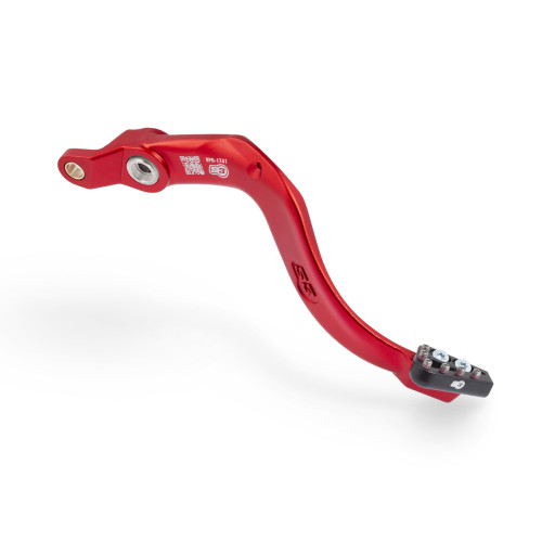 S3 Bak Bromspedal Alu, 10mm Bolt, Beta 20-25, Red