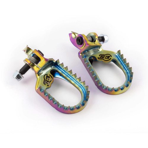 S3 Ti Fotpinnar Rainb Bak/Låg Triumph TFE/TFX 24/25- Ti, -8/-5mm back