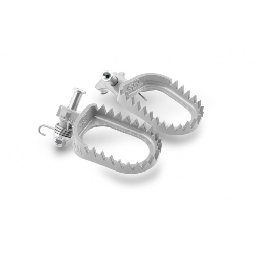 S3 Punk Fotpinnar Sherco M.Roman Bak/Låg Steel -5/-3 mm, Silver S3 Punk Fotpinnar Sherco M.Roman Bak/Låg Steel -5/-3 mm, Silver
