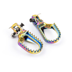 S3 Ti Fotpinnar Rainb Bk/Låg Beta 20-,GG 24-,KTM/HQ 23-/24- Ti -8/-1mm