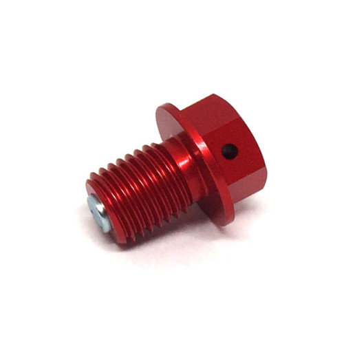 ZETA Magnetic Oljeplugg  M12x15-P1.5 Röd (CR/CRF/YZ250)