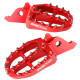 ZETA Aluminum Fotpinnar CRF250/450R -26, CRF 1000L 18-24, Monkey Red