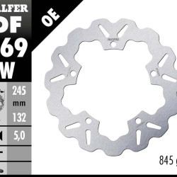 Galfer Wave bakskiva fast 245x5mm Yamaha Tenere, MT-07