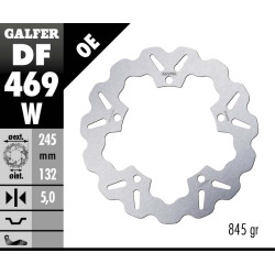 Galfer Wave bakskiva fast 245x5mm Yamaha Tenere, MT-07