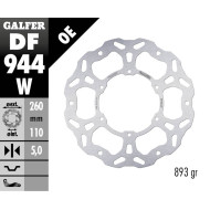 Galfer Wave bakskiva fast 260mm - KTM 790 Adv R 19- Rally 20-, Norden