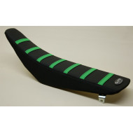 Guts Ribbed Cover Std + High, Black/Green, KX85 14-26 Guts Ribbed Cover Std + High, Black/Green, KX85 14-26