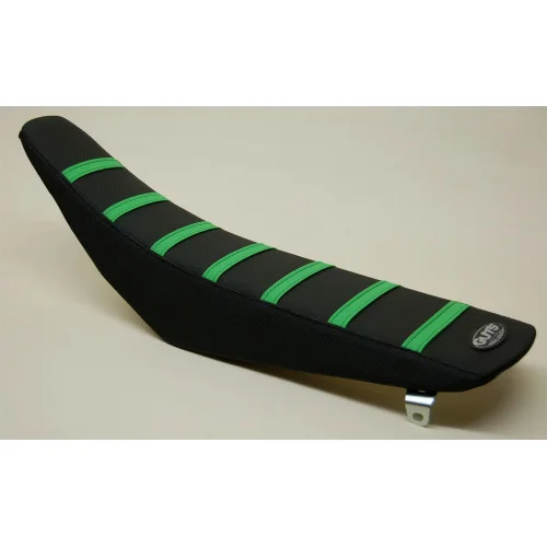 Guts Ribbed Cover Std + High, Black/Green, KX85 14-24 Guts Ribbed Cover Std + High, Black/Green, KX85 14-24