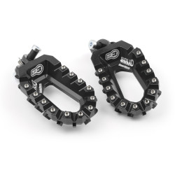 S3 Fotpinnar Solid Rally BMW GS - Svart