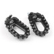 S3 Fotpinnar Solid Rally BMW GS - Svart