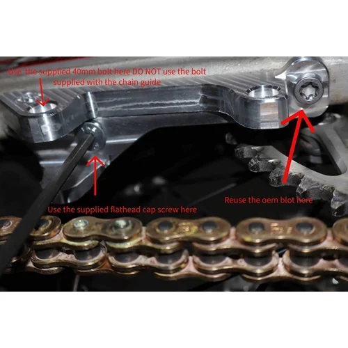 Bullet Proof Des Adapter Stark Varg 24-, för TM-RCG-KT5 kedjestyrare Bullet Proof Des Adapter Stark Varg 24-, för TM-RCG-KT5 kedjestyrare