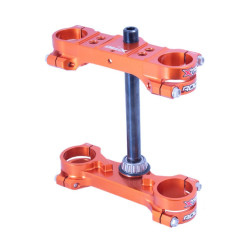 XTrig ROCS Triple Clamp Kit - 22mm Offset Orange 65 SX 2024-