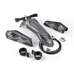 S3 Hög Framskärm Kit - Honda Transalp Grå