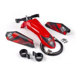 S3 Hög Framskärm Kit - Honda Transalp Röd