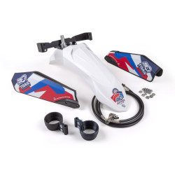 S3 Hög Framskärm Kit - Honda Transalp Vit