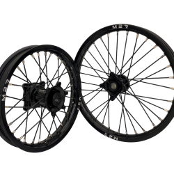 M2R Hjulset 19/16 KTM,Husqvarna, GasGas 2025 Svart/Svart/Svart/Silver