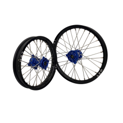 M2R Hjulset 19/16 Yamaha 93-25 Blå/Svart/Silver/Silver