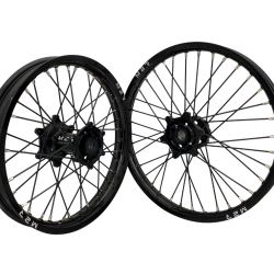 M2R Hjulset 21/19 - KTM 13-25, HQ 14-, GG 21- Svart/Svart/Svart/Silver