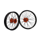 M2R Hjulset 21/18 KTM 13-26, HQ 14- GG 21-, Orange/Svart/Svart/Silver