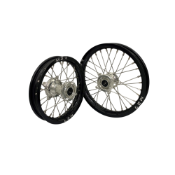 M2R Hjulset 14/12 KTM/HQ/GG 2024- Silver/Svart/Silver/Silver