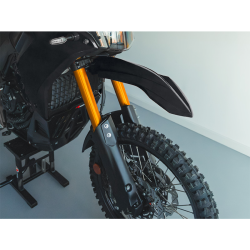 Rtech, Hög Framskärm Kit + Gaffelbensskydd, Svart Tenere 700