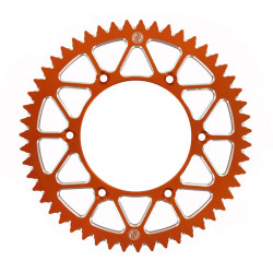 Holeshot, Bakdrev Alu, 428, 50, ORANGE, KTM 04-25 85 SX, Husqvarna 20-25 TC 85, 14-19 TC 85 (17/14)/TC 85 (19/16), GasGas 21-25 MC 85