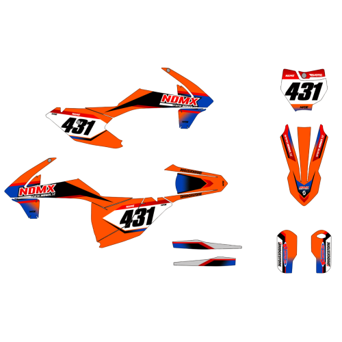 NDMX Support Komplett dekalkit