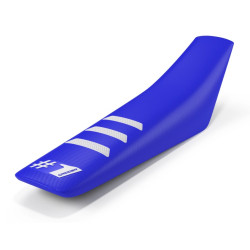 Onegripper Sadelöverdrag - LIGHT RIB Blå/Vit