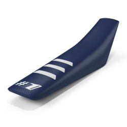 Onegripper Sadelöverdrag - LIGHT RIB Mörkblå/Vit