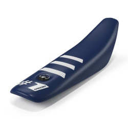 Onegripper Sadelöverdrag - LIGHT RIB Mini Mörkblå/Vit