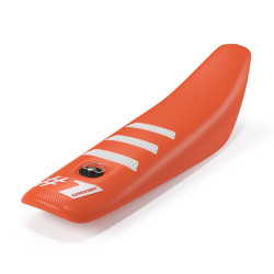 Onegripper Sadelöverdrag - LIGHT RIB Mini Orange/Vit