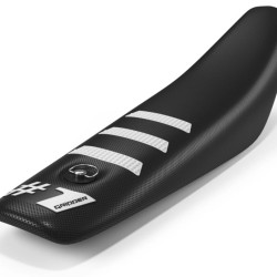 Onegripper Sadelöverdrag - LIGHT RIB Mini Svart/Vit