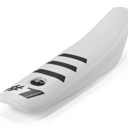 Onegripper Sadelöverdrag - LIGHT RIB Mini Vit/Svart