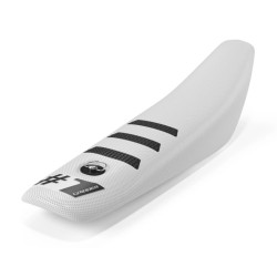 Onegripper Sadelöverdrag - LIGHT RIB Mini Vit/Svart