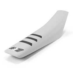 Onegripper Sadelöverdrag - LIGHT RIB Vit/Svart