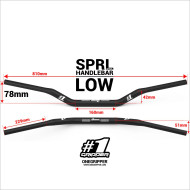 Onegripper SPRL (Spiral) Handlebar LOW 78mm